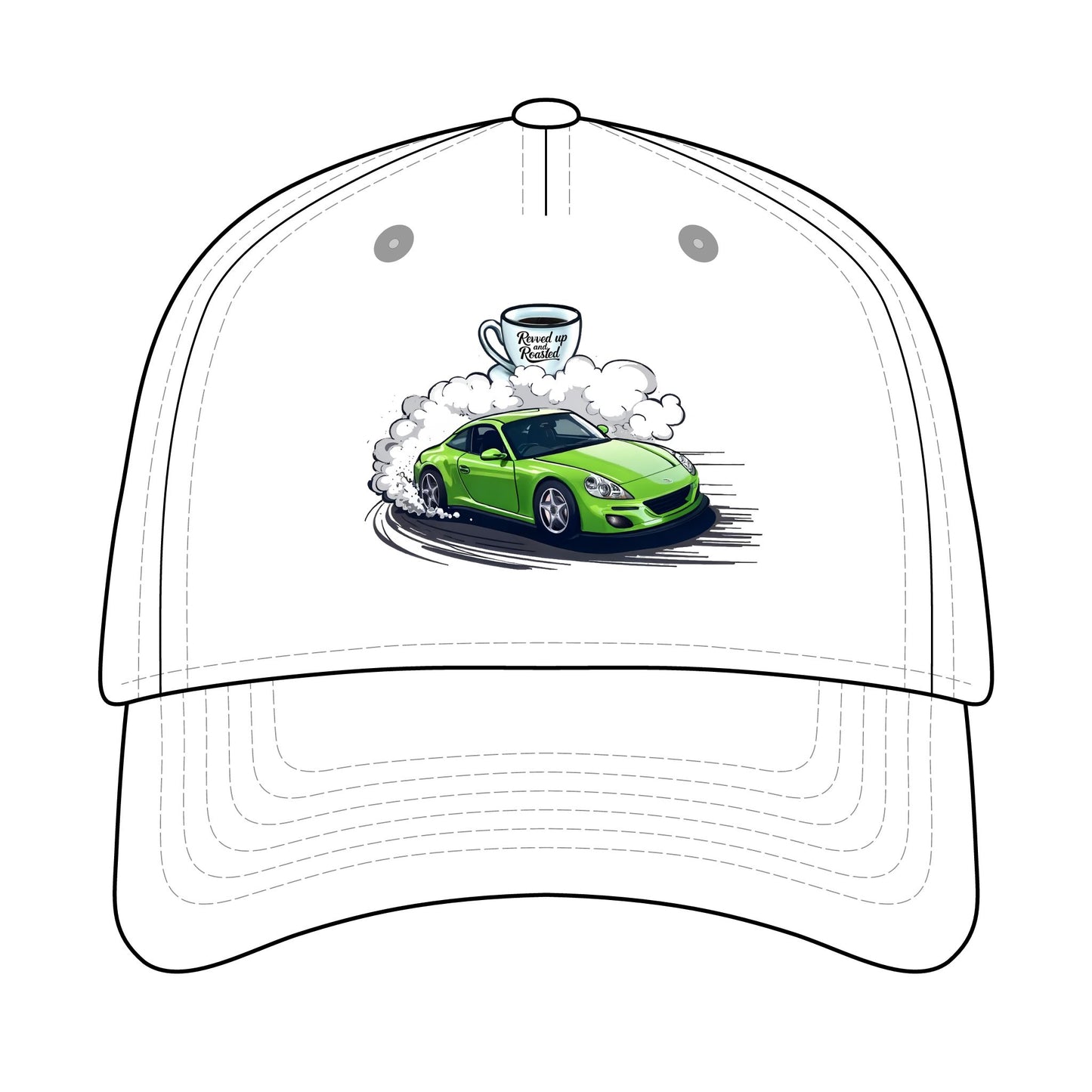 Revved Up and Roasted Unisex Ball Cap